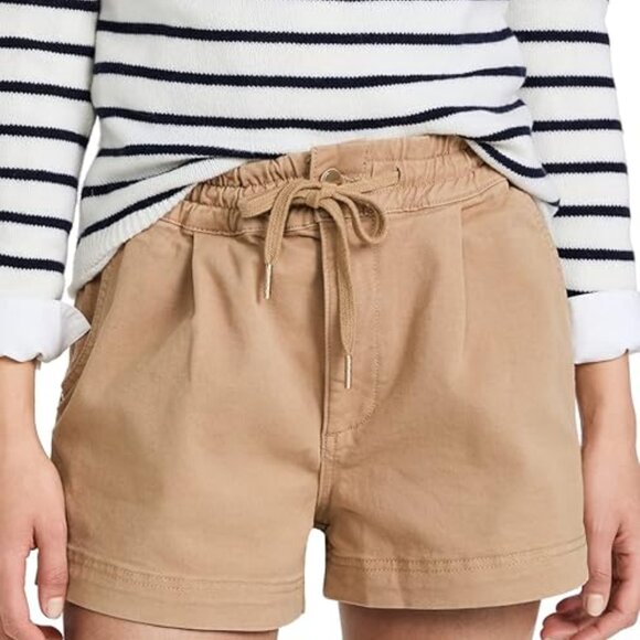 NWTDL1961 Women's Rylan Drawstring Shorts Khaki Size XL - Picture 2 of 8